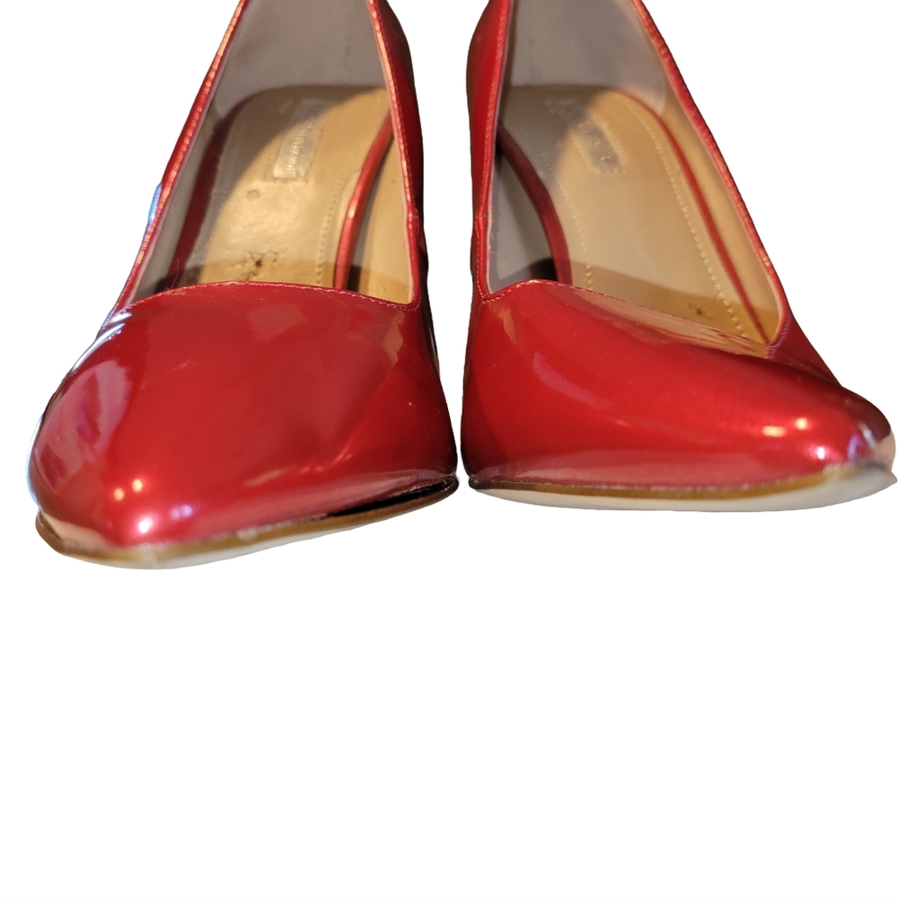 Bcbgeneration Red Metallic Pointed Toe Stiletto P… - image 8